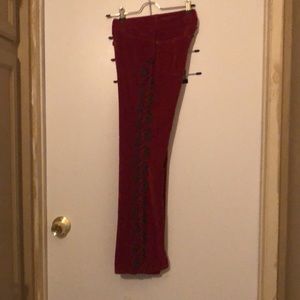 Bebe size 2 red pants